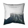Begin Home Decor 20 x 20 in. Explore-Double Sided Print Indoor Pillow 5541-2020-QU25-1